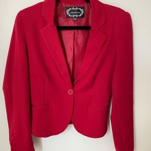 Red blazer. Size S